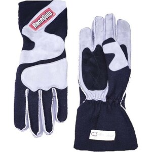 RaceQuip - 356606RQP - Gloves Outseam Black/ Gray X-Large SFI-5