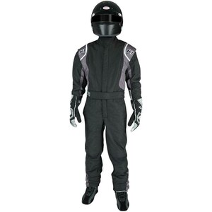 K1 RaceGear - 20-PRY-NG-6XS - Suit Precision II 6X- Small Black/Grey