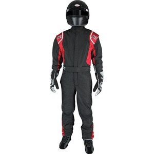 K1 RaceGear - 20-PRY-NR-2XS - Suit Precision II 2X- Small Black/Red