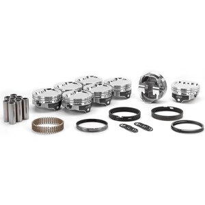 Icon Pistons - IC725.030 - SBF Dished Forged Piston Set 4.030 Bore +12.6cc