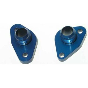 Meziere - WP8312ANB - SBF #12 Water Pump Port Adapters - Blue (2pk)