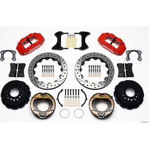 Wilwood - 140-13677-DR - Brake Kit Big Ford Rear New Style 2.5in Offset