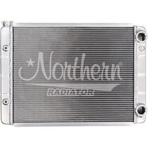 Northern Radiator - 204129 - GM Radiator Dual Pass 19 x 28 Changeable Inlet