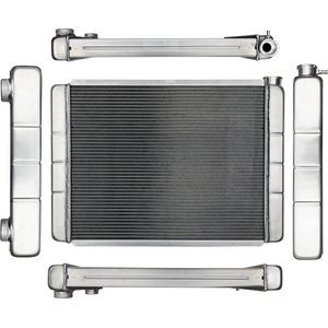 Northern Radiator - 204134 - Radiator Dual Pass 28x19 Interchangeable Inlet