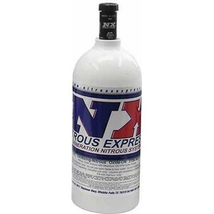 Nitrous Express - 11025 - 2.5 LB Bottle 4.38 Dia. w/Motorcycle Valve