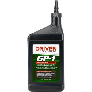 Driven Racing Oil - 19140 - GP-1 Conventional 85W140 Gear Oil 1 Quart