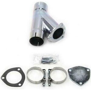 Patriot Exhaust - H1131 - 2.5in Exhaust Cut-Out Hookup Kit- Single