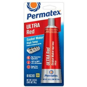 Permatex - 81630 - Ultra Red Gasket Maker 3.35 oz Carded Tube