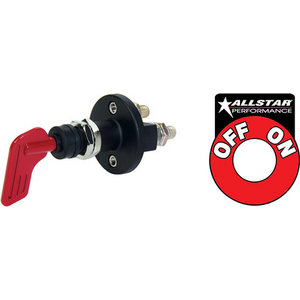 Allstar Performance - 80152 - Battery Disconnect with Decal Key Style