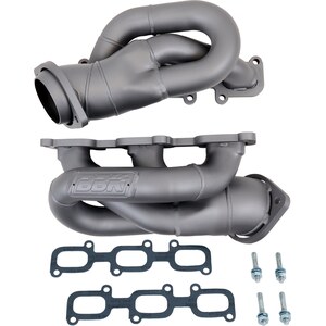 BBK Performance - 1442 - 1-5/8 Shorty Headers 11-14 V6 Mustang Chrome