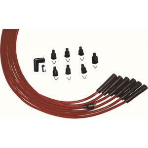 Moroso - 52003 - Ultra Plug Wire Set Universal 6-Cyl Red