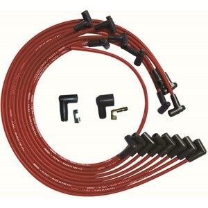 Moroso - 52028 - Ultra Plug Wire Set SBC Under V/C Red