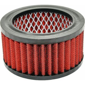 Specialty Products - 7134 - Air Filter Element Washable Round 4in x 2in Red