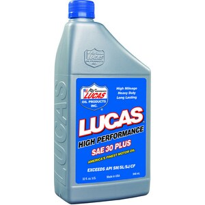 Lucas Oil - LUC10053 - SAE 30w Motor Oil 1 Qt Petroleum