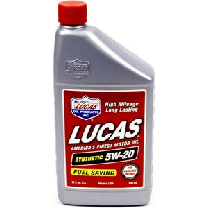 Lucas Oil - LUC10082 - Synthetic 5w20 Oil 1 Qt
