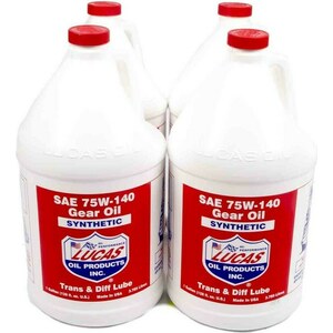 Lucas Oil - 10122 - Synthetic 75w140 Trans/ Diff Lube 4x1 Gal