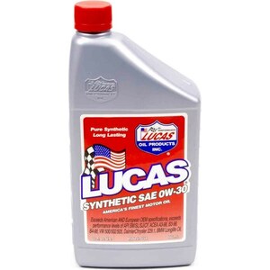 Lucas Oil - LUC10179 - Synthetic 0w30 Oil 1 Qt