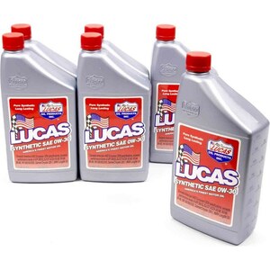 Lucas Oil - 10179 - Synthetic 0w30 Oil 6x1 Qt