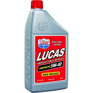 Lucas Oil - LUC10189 - Synthetic SAE 5w40 API Sp Motor Oil 1 Quart