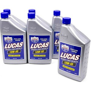 Lucas Oil - 10275 - SAE 10W40 Motor Oil 6x1 Quart
