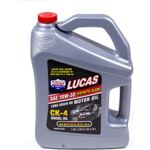 Lucas Oil - LUC10282 - Synthetic Blend 10w30 Diesel Oil Case 1 Gallon