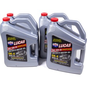 Lucas Oil - 10282 - Synthetic Blend 10w30 Diesel Oil Case 4 x 1Gal