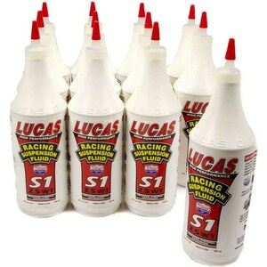 Lucas Oil - 10488 - Synthetic S1 Suspension Oil 2.5 WT 12x1 Qt