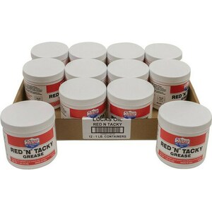 Lucas Oil - 10574 - Red N Tacky Grease Case 12 x 1lb Tubs