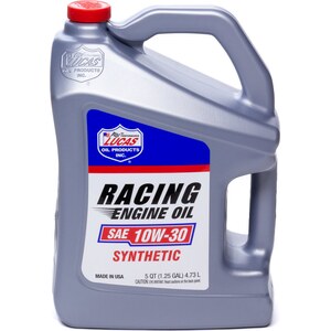 Lucas Oil - LUC10611 - Synthetic Racing Oil 10w 30 5qt Bottle