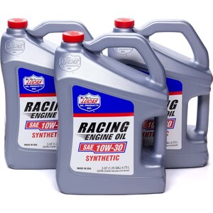 Lucas Oil - 10611 - Synthetic Racing Oil 10w 30 Case 3 x 5qt Bottle