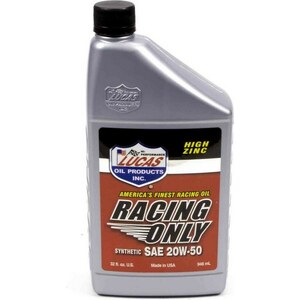Lucas Oil - LUC10615 - Synthetic Racing Oil 20w50 1 Qt
