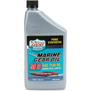 Lucas Oil - LUC10652 - Marine Gear Oil M8 1 Quart