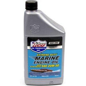 Lucas Oil - LUC10654 - Marine Semi-Synthetic SAE 20w50 1 Qt