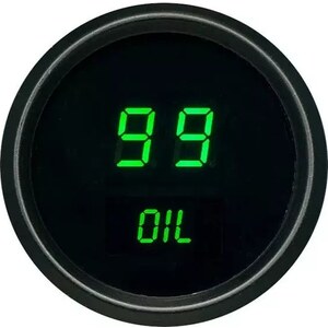 Intellitronix - M9114G - 2-1/16 LED Digital Oil Pressure Gauge 0-99 PSI