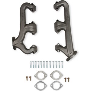 Hooker - 8525HKR - SBC Exhaust Manifold Set 2.5in Outlet Cast Iron