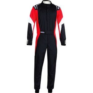 Sparco - 001144B56NRRB - Comp Suit Black/Red Large