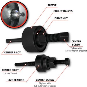 Performance Tool - W87022 - GM Power Steering Pump Pulley Puller