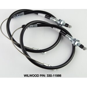 Wilwood - 330-11986 - Parking Brake Cable Kit 58-64 Impala