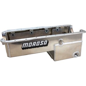 Moroso - 20524 - SBF 351W Drag Oil Pan w/ Rear Sump Fabricated Alm