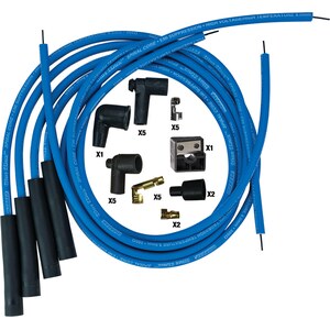 Moroso - 73229 - Blue Max Ignition Wire Set - Blue