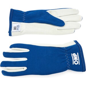 OMP - IB0-0702-A01-041-L - Rally Gloves Blue Size Large