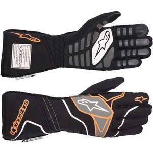 Alpinestars USA - 3550323-156-S - Gloves Tech 1-ZX Black / Orange Small