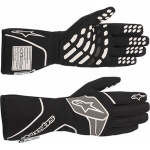 Alpinestars USA - 3551023-1169-L - Glove Tech-1 Race V3 Black / Gray Large