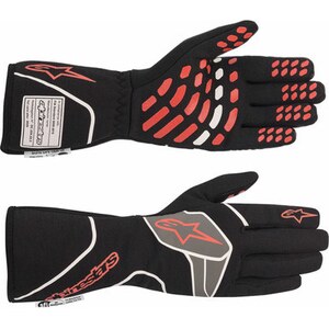 Alpinestars USA - 3551023-13-M - Glove Tech-1 Race V3 Black / Red Medium