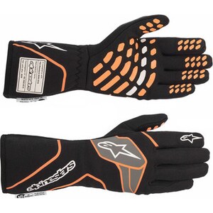 Alpinestars USA - 3551023-156-S - Glove Tech-1 Race V3 Black / Orange Small