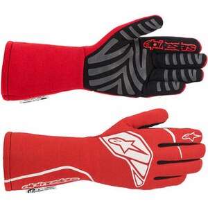 Alpinestars USA - 3551623-30-S - Glove Tech-1 Start V3 Red Small