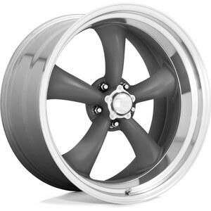 American Racing Wheels - VN2155765US - Torq ThrustII 15X7 5X4.5 Gray w/Machin Lip Wheel