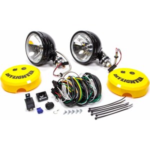 KC Lights - 238 - 6in Black Daylighter Kit 100W