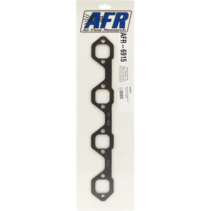 AFR - 6915 - SBF Exhaust Gasket  Set 1.400 H x 1.380 W - 1.4 x 1.38 in Rectangle Port - Steel Core Laminate - Small Block Ford
