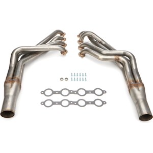 Hedman - 45637 - Headers for LS In 55-57 Chevy 1.875in Uncoated